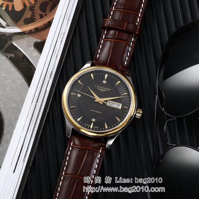LONGINES浪琴 高級藍寶石 機械男士腕表 WSS1946
